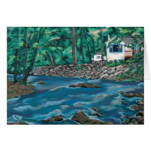 Auf The Creek Karte (Vorderseite (Horizontal))