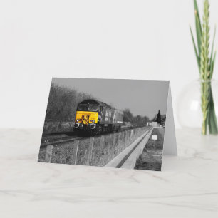 Auf Thr befördert Gruß-Karten mit der Eisenbahn Karte