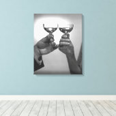 Auf Toast Leinwanddruck (Insitu (Holzboden))