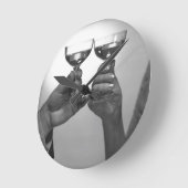 Auf Toast Runde Wanduhr (Winkel)