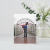 Auf Troy Postkarte (Stehend Vorderseite)