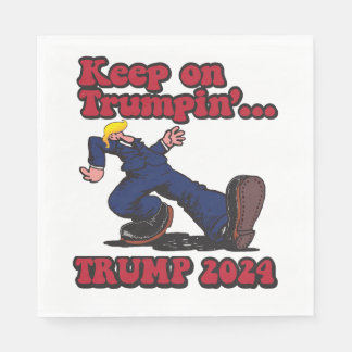 Auf Trumpin behalten Serviette