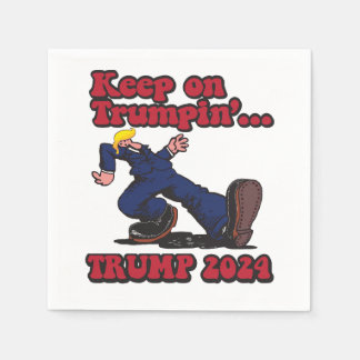 Auf Trumpin behalten Serviette