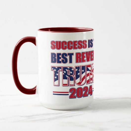 Auf Trumpin behalten Tasse (Links)