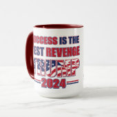 Auf Trumpin behalten Tasse (Vorderseite Links)