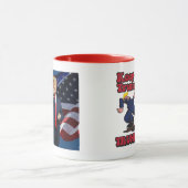 Auf Trumpin behalten Tasse (Zentrum)