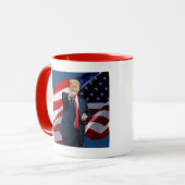 Auf Trumpin behalten Tasse (Vorderseite Links)