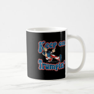Auf Trumpin Trump Für Präsident 2024 Usa Flagge Vi Kaffeetasse