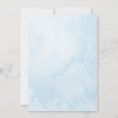 Auf und ab! Airplane Teddy Bear Baby Dusche Einladung (Rückseite)