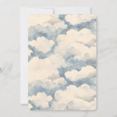 Auf und ab Ballon Geburtstag Einladung (Rückseite)