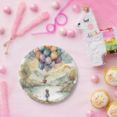 Auf und ab Ballon Geburtstag Pappteller (Party)