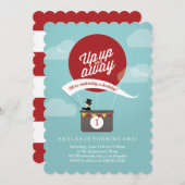 Auf und ab Geburtstag Einladung (Vorne/Hinten)