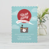 Auf und ab Geburtstag Einladung (Stehend Vorderseite)