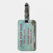 Auf und Ab Gepäckanhänger (Rückseite vertikal)