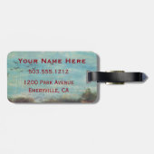 Auf und Ab Gepäckanhänger (Rückseite horizontal)