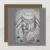 Auf und ab in einem Heißluftballon Save the Date (Vorne/Hinten)