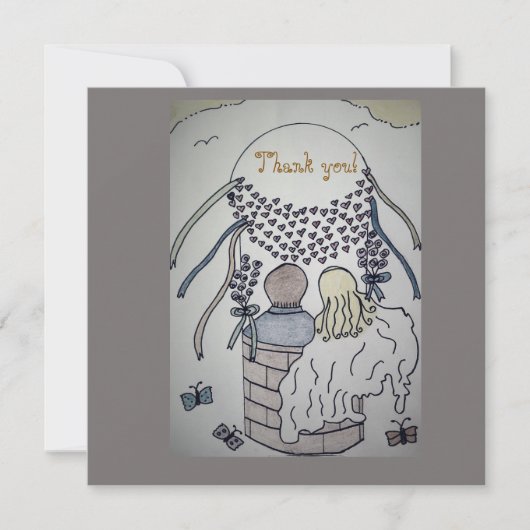 Auf und ab in einem Heißluftballon Save the Date (Vorderseite)