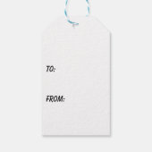 Auf und ab Kranzbeutel Geschenkanhänger (Rückseite)