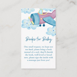 Auf und ab Lila Flugzeugbücher für Baby Begleitkarte