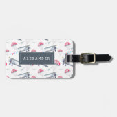 Auf und ab Personalisiert Gepäckanhänger (Vorderseite horizontal)