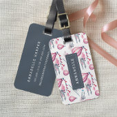 Auf und ab Personalisiert Gepäckanhänger