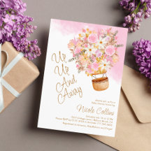 Auf und ab Pink Blütenballon Babydusche