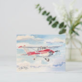 Auf und ab postkarte (Stehend Vorderseite)