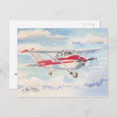 Auf und ab postkarte (Vorne/Hinten)