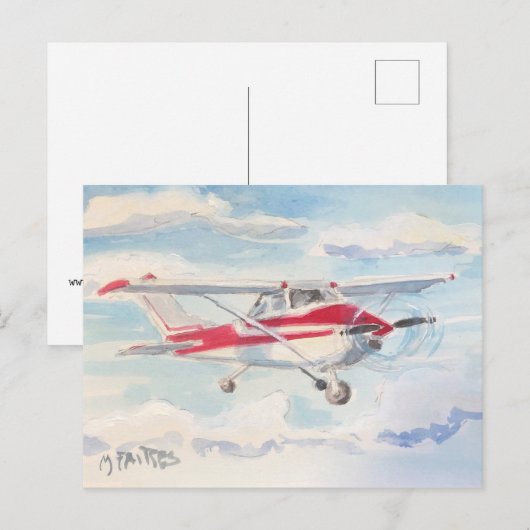 Auf und ab postkarte (Vorne/Hinten)