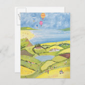 Auf und ab postkarte (Vorne/Hinten)