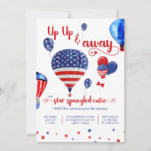 Auf und ab stürzte Süsse zum Geburtstag Einladung (Vorderseite)