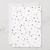 Auf und ab stürzte Süsse zum Geburtstag Einladung (Rückseite)