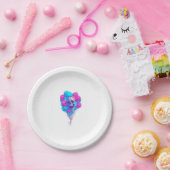 Auf und � Funny Floating Skull Pappteller (Party)