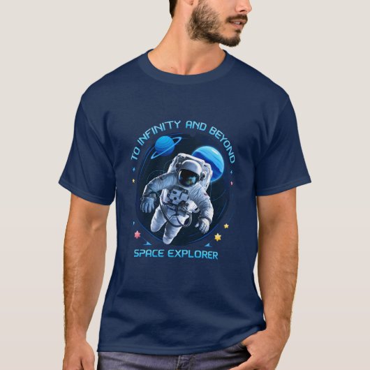 Auf Unendlichkeit und darüber hinaus - Space Explo T-Shirt (Vorderseite)