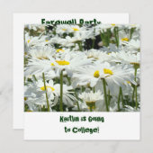 Auf Uni Abschiedliche Party Einladungen Daisy (Vorne/Hinten)