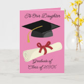 Auf unsere Abschluss-Grußkarte Karte (Gelbe Blume)