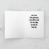 AUF UNSEREM **65.** WOHNUNGSJAHR MIT LIEBE KARTE (Innenseite)