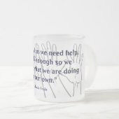 Auf unseren Selbst Mattglastasse (VorderseiteRechts)