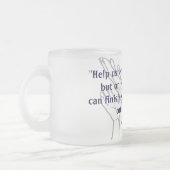 Auf unseren Selbst Mattglastasse (Links)