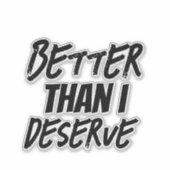 Auf unserer kostenlosen Schulden Aufkleber (Vorderseite)