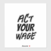 Auf unserer kostenlosen Schulden Aufkleber (Blatt)