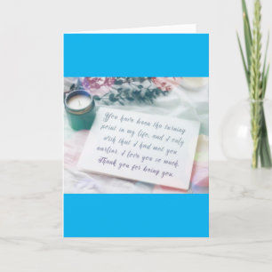 AUF UNSERER TAGESKARTE IN EINER BESONDEREN LIEBE F KARTE