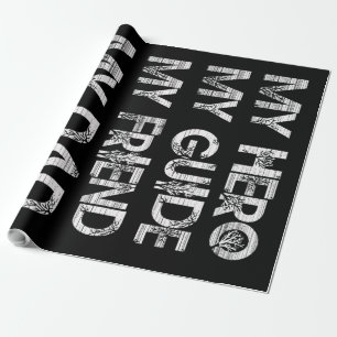 Auf Vater Liebe immer Liebliches Geschenk für Va Geschenkpapier