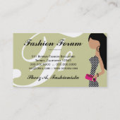 AUF VERKAUF! GELD-BABY DER TBA-SIEGER-GRÜNfarbeo Visitenkarte (Rückseite)