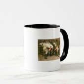 Auf verlassen Sie, 1883 Tasse (VorderseiteRechts)