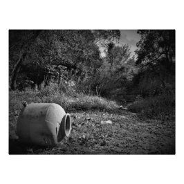 "Auf verlassenem Land" Fotodruck