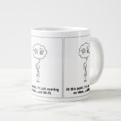 Auf Vibes & Wi-Fi Tasse laufen - Funny Coffee Cup (Vorderseite Rechts)