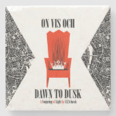 Auf Vis Och MarmorUntersetzer Steinuntersetzer (Vorderseite)