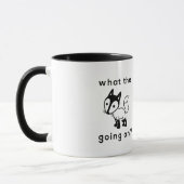 Auf was der Fuchs, der geht? Kaffeetasse (Links)