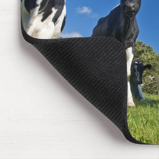 Auf Weide fütternd Kühe Mousepad (Ecke)
